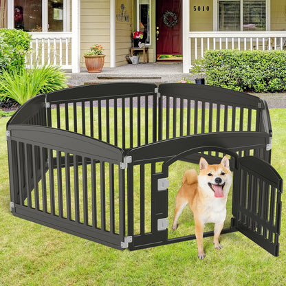 6 Panel Dog Playpen Safe & Secure Indoor/Outdoor Pet Fence