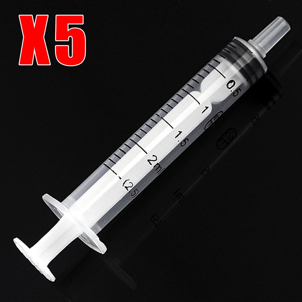 5 pcs  Measuring Plastic Syringe