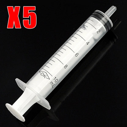 5 pcs  Measuring Plastic Syringe