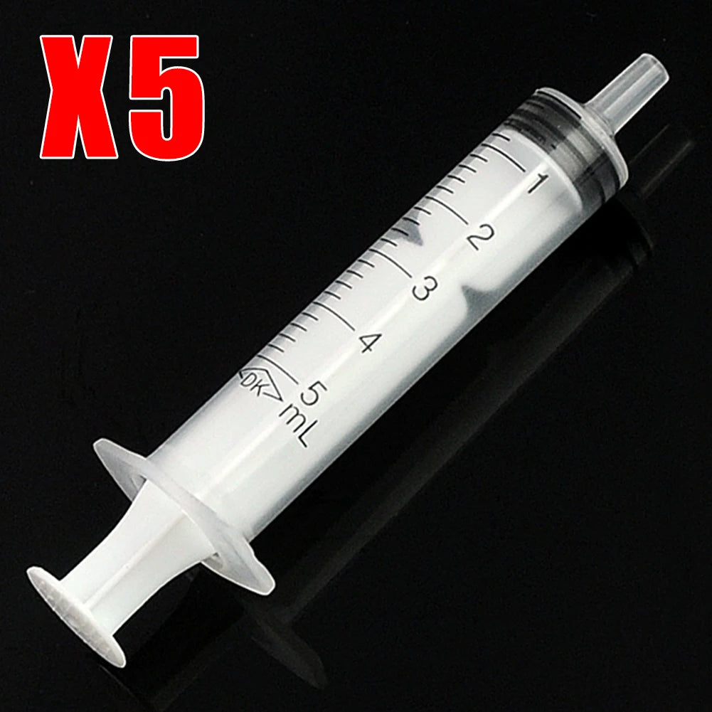5 pcs  Measuring Plastic Syringe