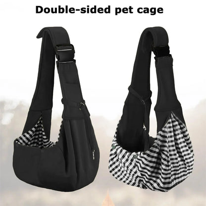 Small pet sling holder, hands-free easy and portable