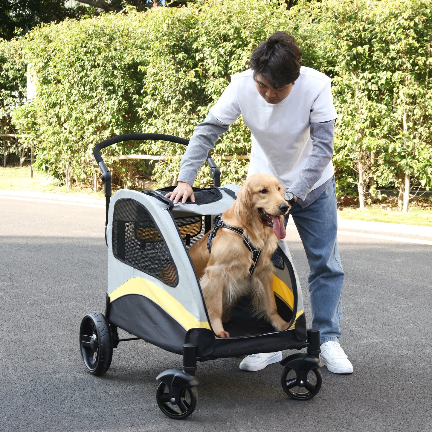 Dog Stroller  Wagon Foldable Cart
