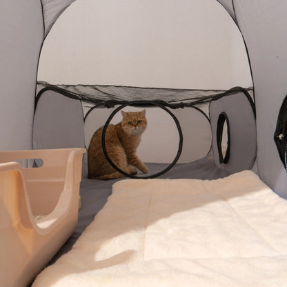 Cats and Dogs Delivery Room with a Play Tunnel