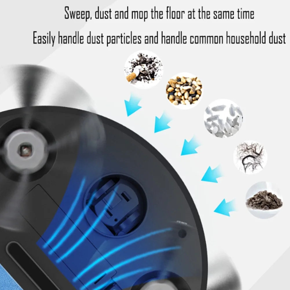 3-in-1 Robot Vacuum Cleaner Home Floor Washing Carpet Pet Hair