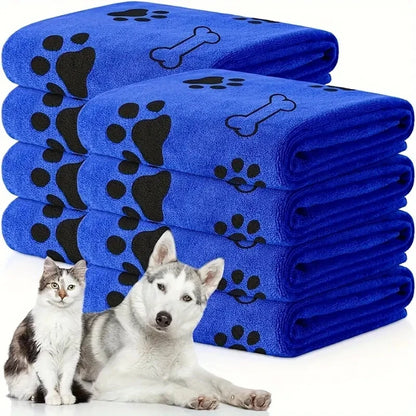 , Absorbent Pet Bath & Grooming Towels For Dogs