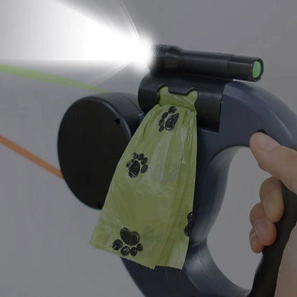 3in1 Double Head Automatic retractable Dog leash