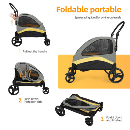 Dog Stroller  Wagon Foldable Cart