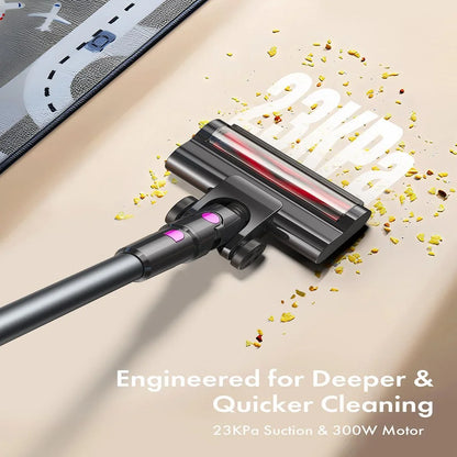 Cordless Vacuum Cleaner,Lightweight Stick for HardFloor/Carpet/Pet Hair