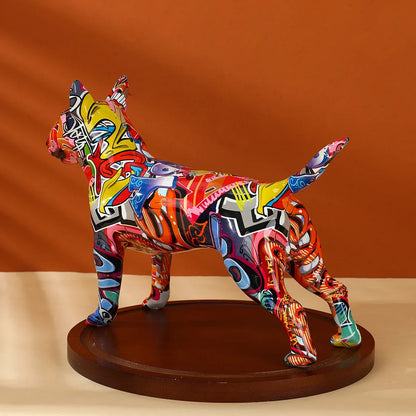 Art Creative Bull Terrier Home Decoration