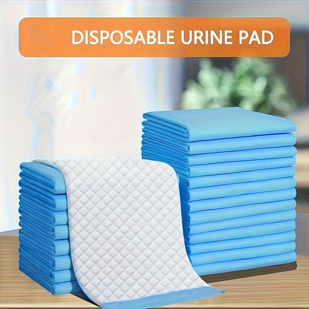 Disposable absorbent dog training pads -