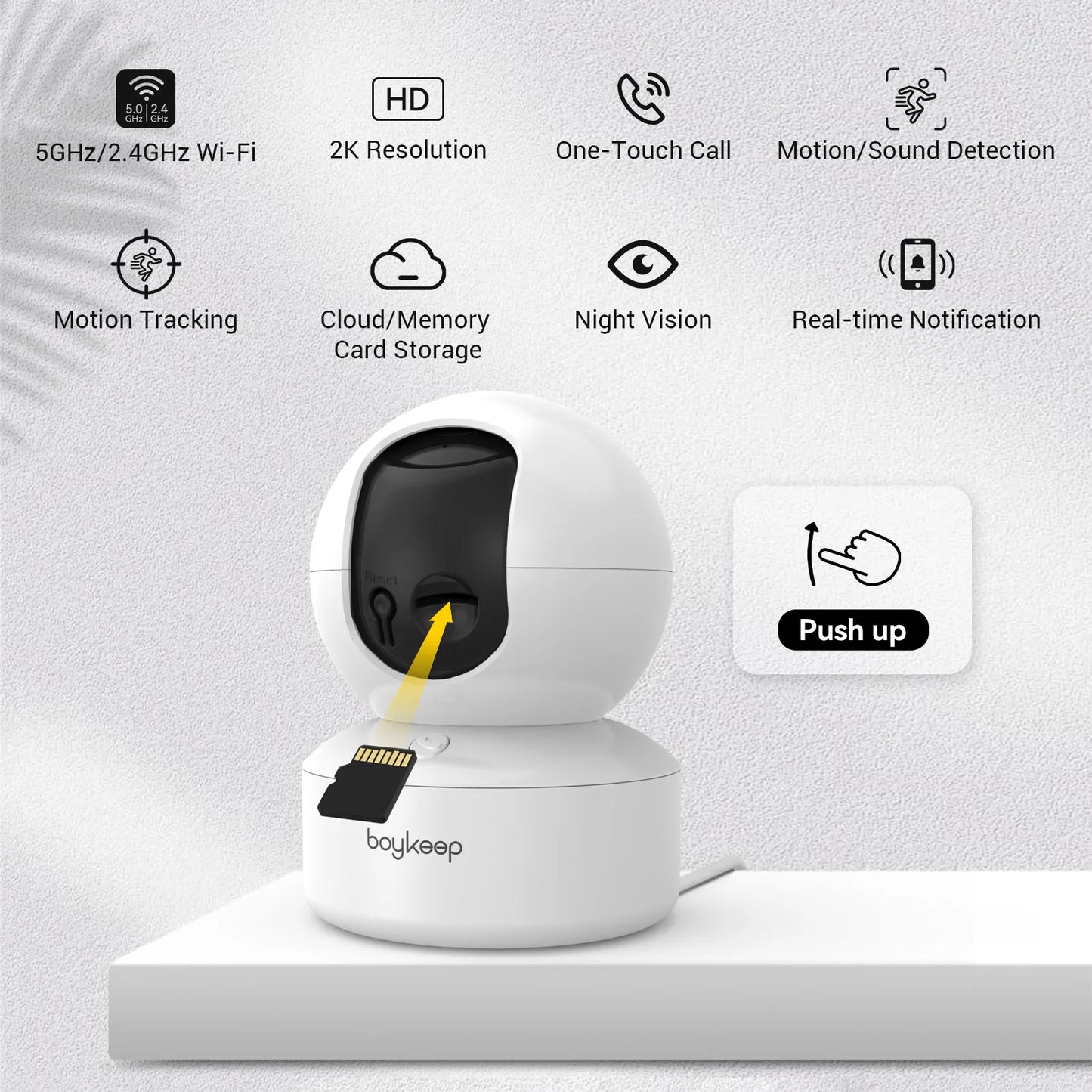 Smart Camera 2K Security Protection Wifi Surveillance 5G/2.4GHz