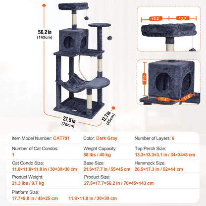 Cat Tree for Indoor Cats