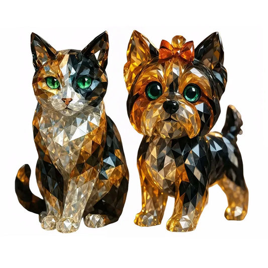Cat/Dog Figurines Collectible Statue