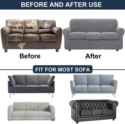 Stretch Jacquard Sofa Covers  for Pets Kids Furniture Protector