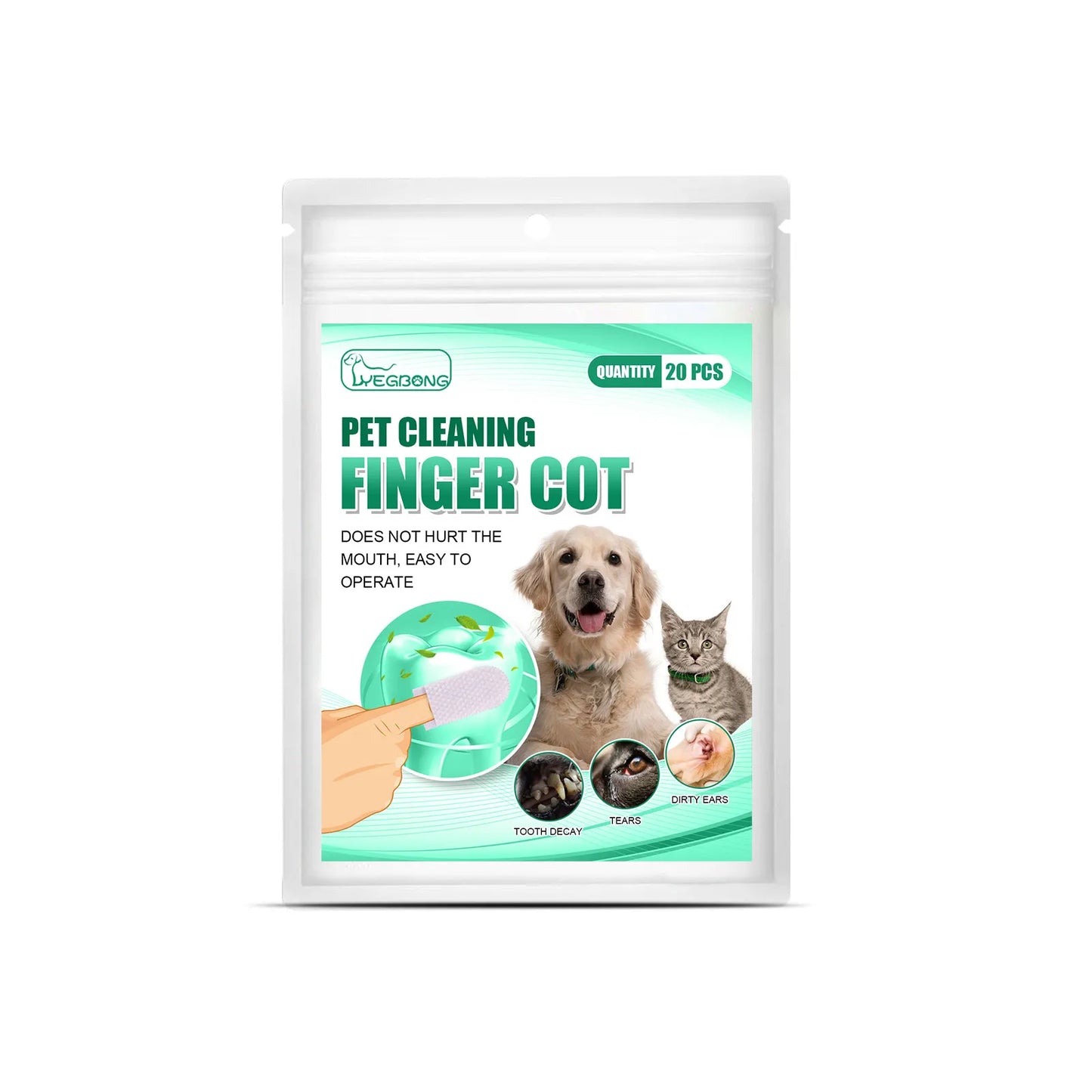 Pet Cleaning Teeth Finger Cover