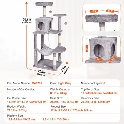 Cat Tree for Indoor Cats