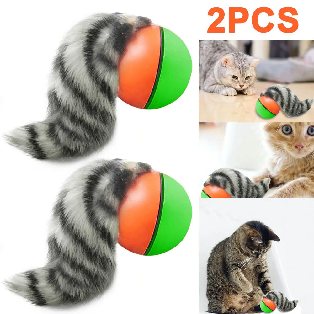 Self Rotating Ball for Indoor Cat Kitten