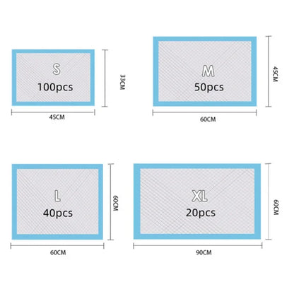 100/50/40/20PCS Absorbent Dogs Diapers Disposable