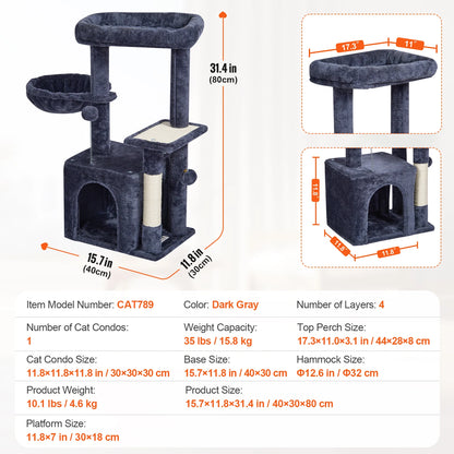 Cat Tree for Indoor Cats