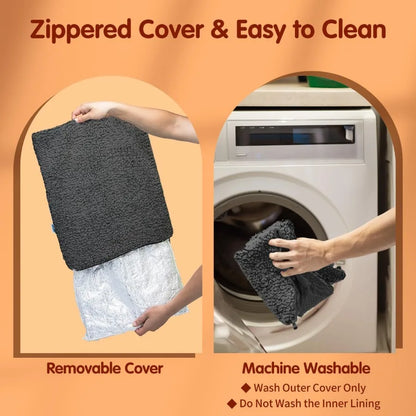 Cat Bed Super Soft Thermal Dog Crate Bed Mat for Small pets