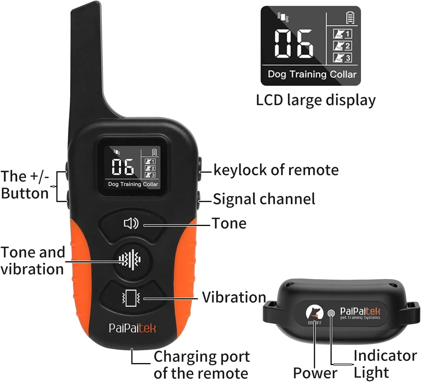 No Shock Dog Training Collar,