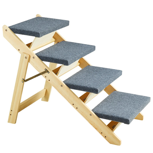 Wooden Pet Steps and Ramp Combo 2-in-1