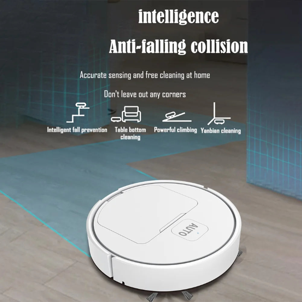 3-in-1 Robot Vacuum Cleaner Home Floor Washing Carpet Pet Hair