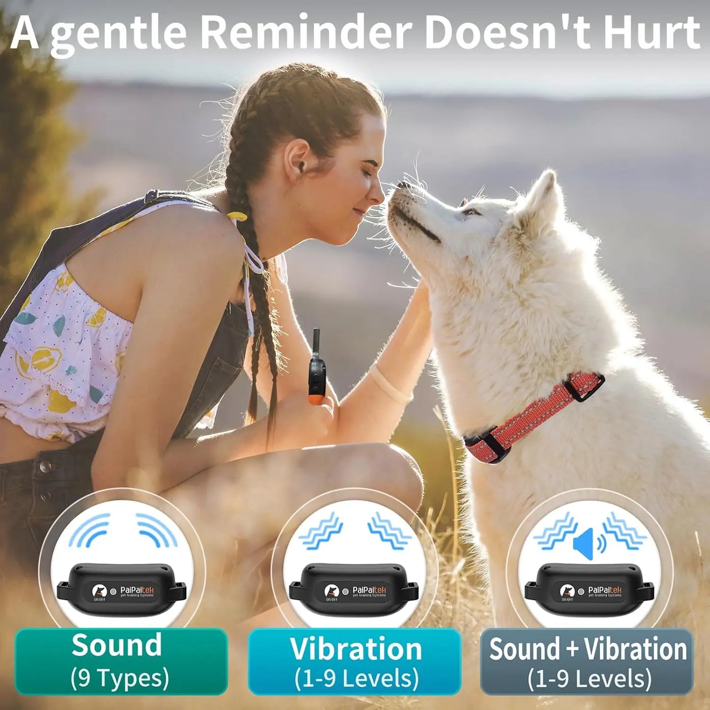 No Shock Dog Training Collar,