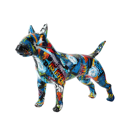 Art Creative Bull Terrier Home Decoration