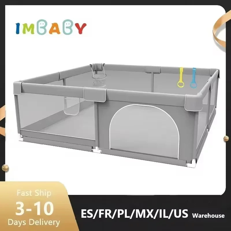 Baby Playpens Light Gray
